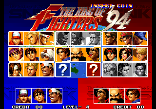 The old character select screen